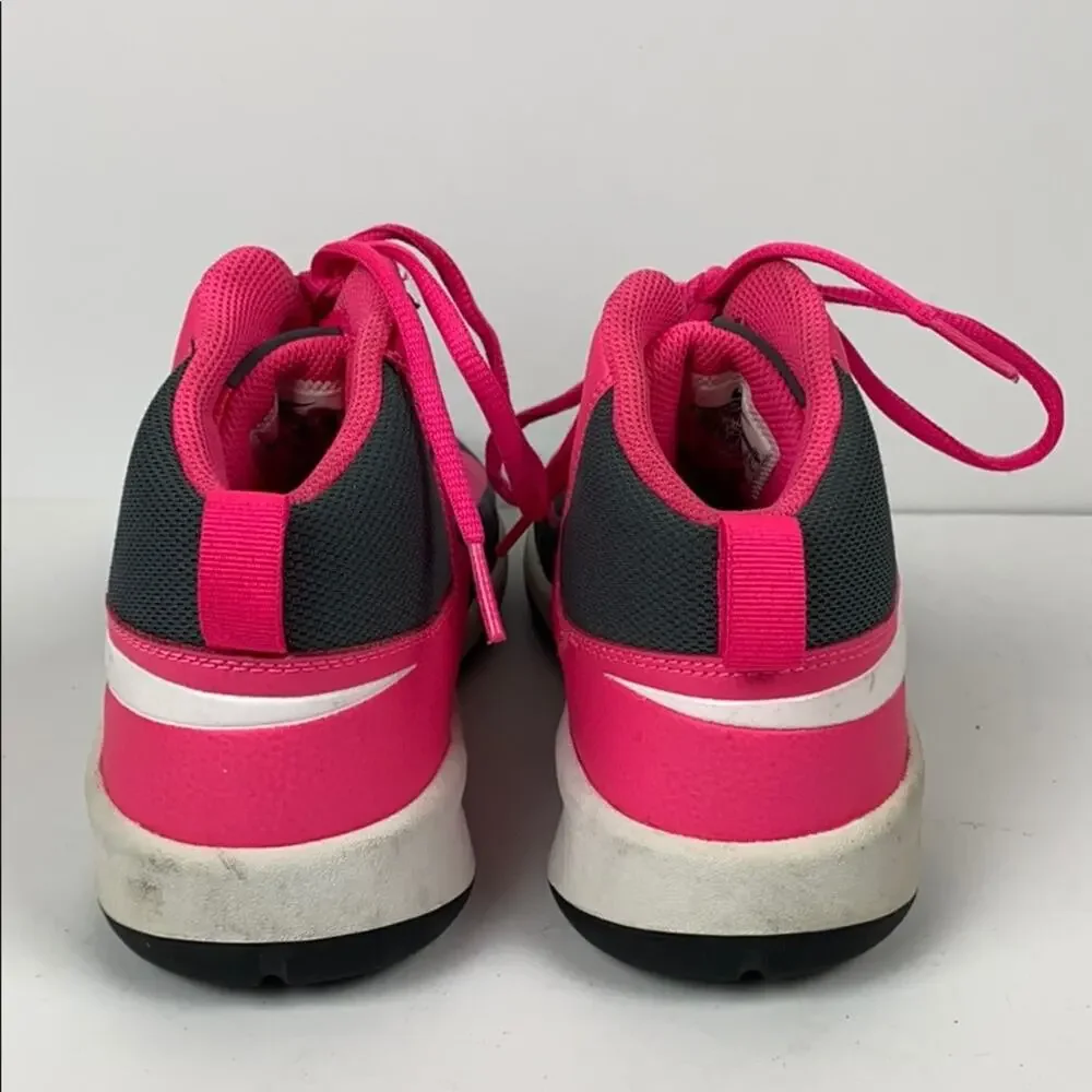 Nike Girls Pink & Black Mid High Top Sneakers Size 6 Youth